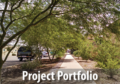 View a portfolio of WMG's water-harvesting landscape work in Tucson and Phoenix.