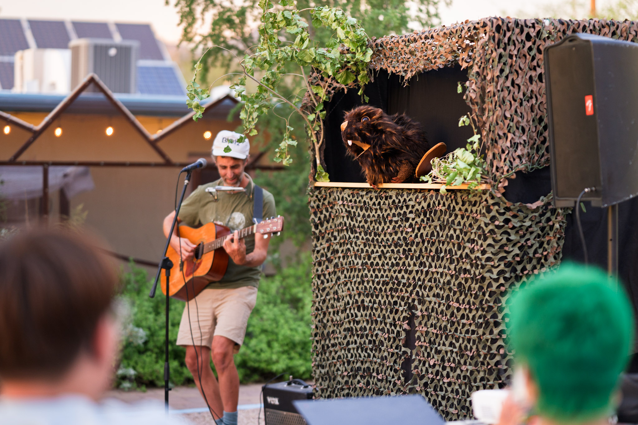 Our amazing professional puppeteers, bringing the beaver experience to life.