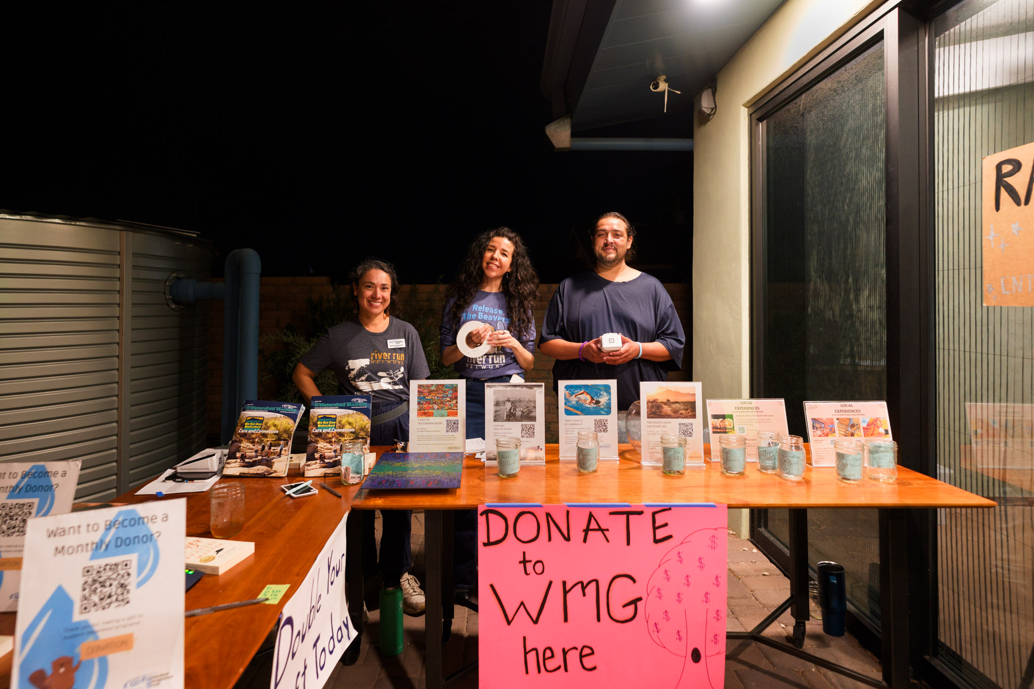 From left to right: Ileana, myself, and Michael soaking up the fun at BeaverFest!