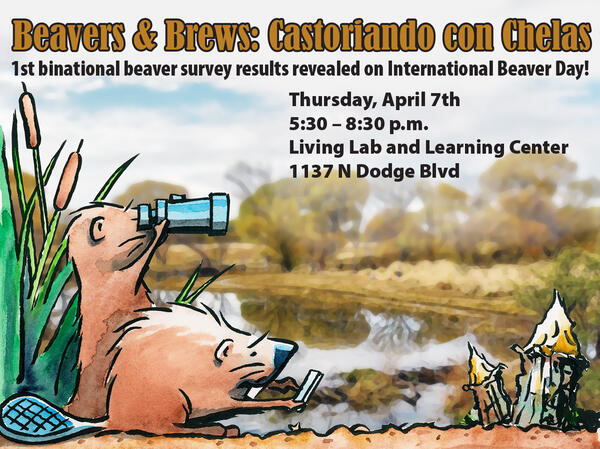 Beavers &amp; Brews/Castoriando con Chelas Graphic