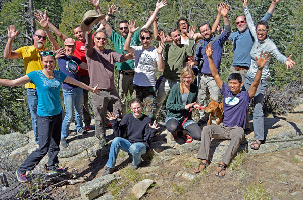 WMG staff at Mt Graham in southeastern Arizona, June 2015.