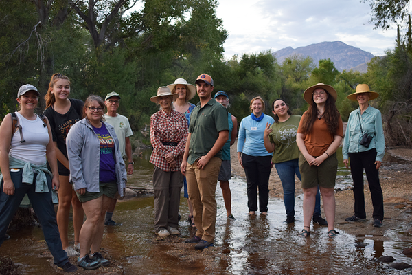 WaterWRLD interns at Sabino Creek