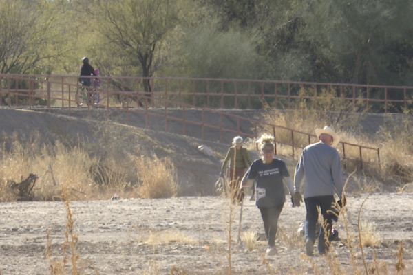 group walking in rillito