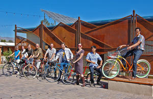 WMG staff and their bicycles!