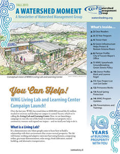 2013 Fall WMG Newsletter cover