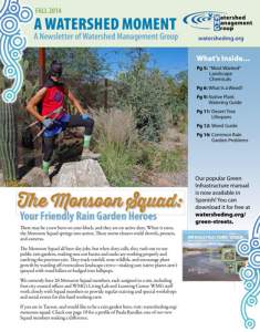 2014 Fall WMG Newsletter cover