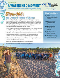 WMG's Spring Newsletter &quot;A Watershed Moment&quot; newsletter