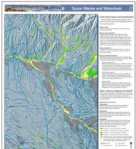 Thumbnail of Eastern Tucson Region Washes and Watersheds Map