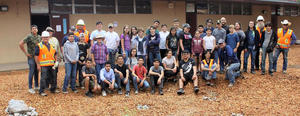 Paul Huber Middle School students. Photo by Bruce Whetten/Douglas Dispatch