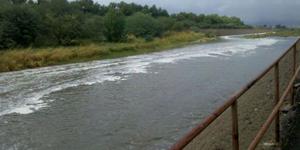 Santa Cruz River near Speedway and Interstate 10. (KOLD News 13)