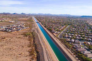 Central Arizona Project Canal, Phoenix, AZ Getty
