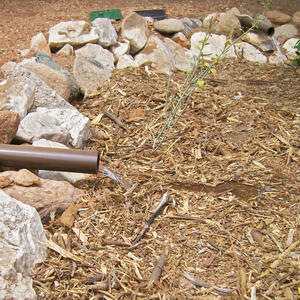 Branched drain greywater systems work with gravity to deliver water to basins in your yard.