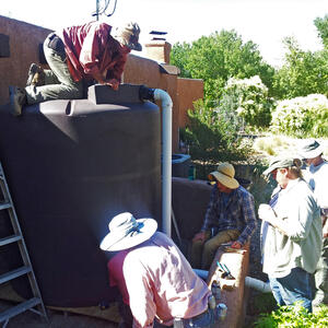 WMG's project manager will lead your volunteer Co-op crew or contract labor to ensure proper rain tank installation.