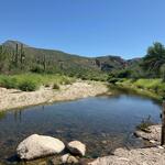 Agua Caliente at Milagrosa Ln, photo of flow