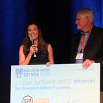 Lisa receives the SVP Tucson Award of $10,000! 