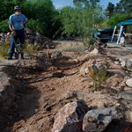 Excavated site area