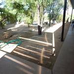 Hermosa Montessori School water harvesting project - courtyard before