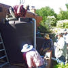 WMG's project managers and volunteers install a rain tank at a Tucson home.