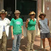 2006: WMG receives first grant to develop six water-harvesting demonstration sites in Tucson and Lisa Shipek becomes Executive Director (2nd from left). Working at Ward 3 Council office to complete rain gardens
