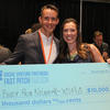 WMG founders Catlow Shipek & Lisa Shipek with the big check!